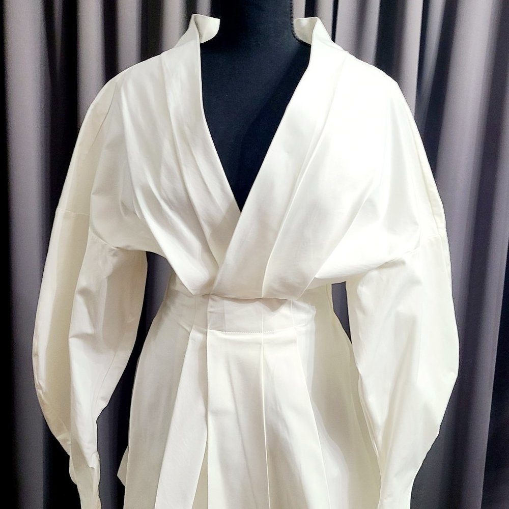 White Off Shoulder Mini Dress